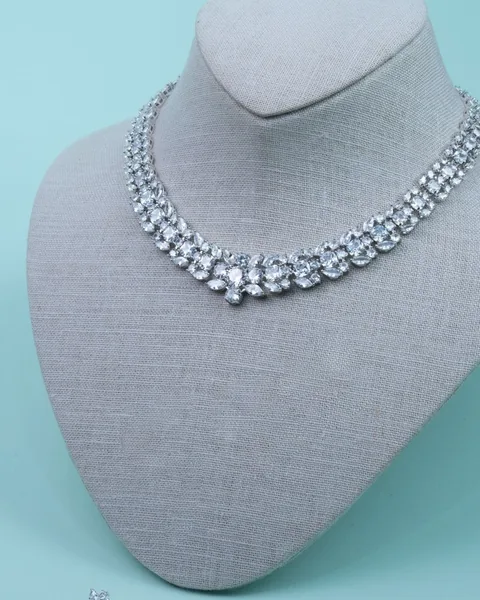 Crystal Collar Necklace Set